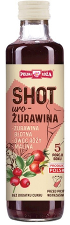 Shot di mirtillo rosso 250 ml – Polska Róża
