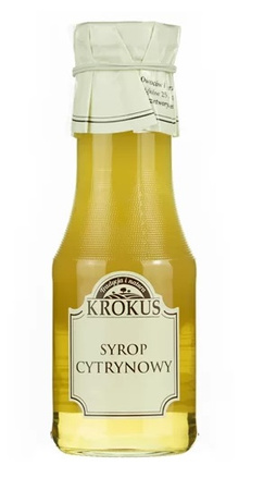Sciroppo di limone senza glutine 375 g (300 ml) - krokus