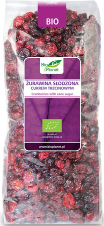 Mirtilli rossi dolcificati con zucchero di canna bio 1 kg