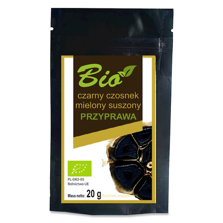 Aglio nero macinato essiccato Biologico 20 g – Przetwory z Natury