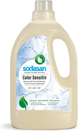 Detersivo liquido universale per capi colorati Sensitive Biologico 1,5 l – Sodasan