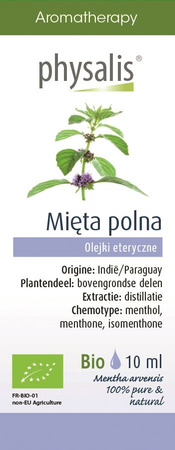 Olio essenziale di Menta campestre (Akkermunt) Biologico 10 ml – Physalis
