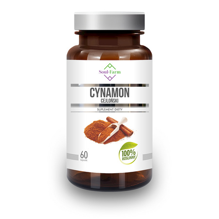 Estratto di Cannella di Ceylon, integratore alimentare, 60 capsule (400 mg) – Soul Farm