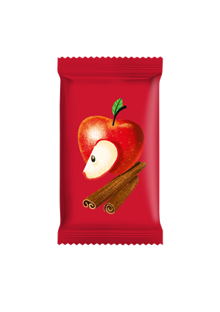 Mini barrette alla mela e cannella senza zuccheri aggiunti (6 x 18 g) 108 g - Buone Calorie