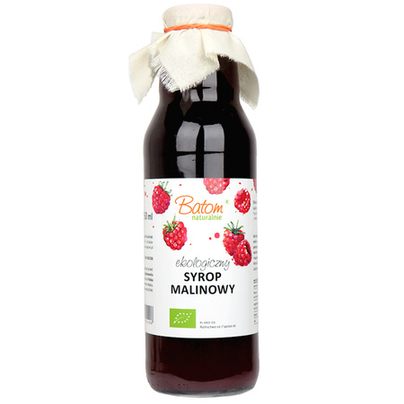 Sciroppo di lamponi bio 750 ml - Batom