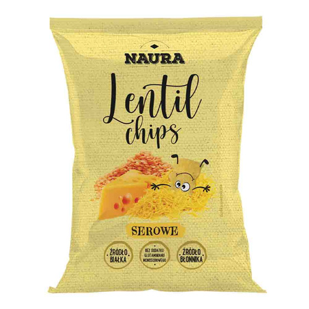 Patatine di lenticchie con formaggio Cheddar 70 g