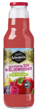 Multifrutto naturale torbido 750 ml - Frutteti Wincenta