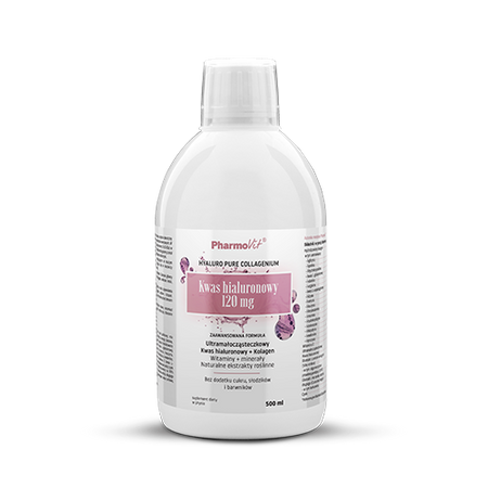 Integratore alimentare liquido di acido ialuronico senza glutine 500 ml - Pharmovit