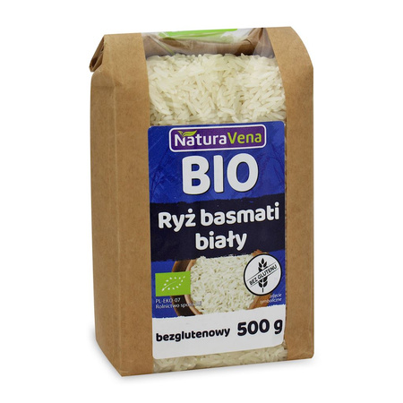 Riso Basmati bianco senza glutine biologico 500 g – Naturavena