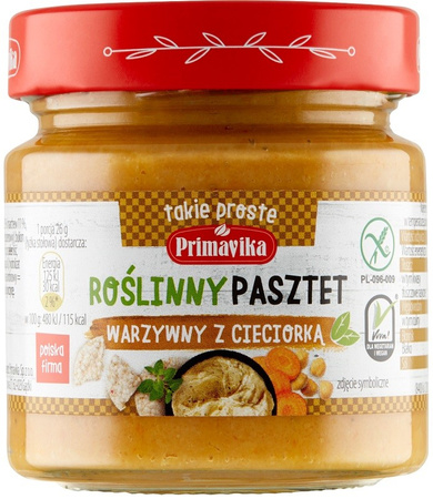 Paté di verdure con ceci 160 g