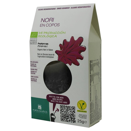 Alghe marine essiccate - fiocchi di nori bio 25 g