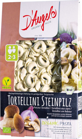 Tortellini ai funghi porcini biologici 250 g – D`Angelo
