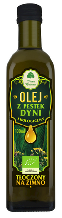 Olio di semi di zucca spremuto a freddo bio 100 ml