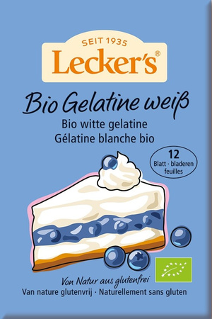 Foglie di gelatina bio 20 g