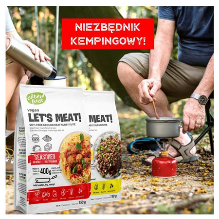 Let's meat! Sostituto vegetale della carne con spezie 150 g – Cultured Foods