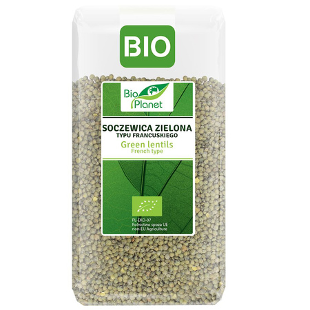 Lenticchie verdi di tipo francese biologiche 500 g – Bio Planet