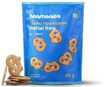 Pretzel sottili biologici con sale marino 80 g – Harmonica