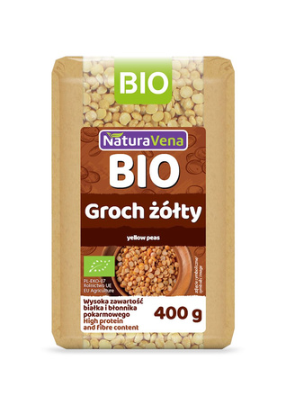 Mezzi piselli gialli bio 400 g - Naturavena