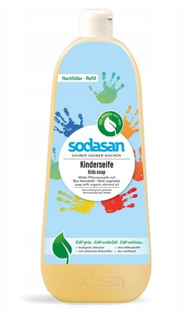 Sapone liquido per bambini fruttato biologico 1000 ml – Sodasan