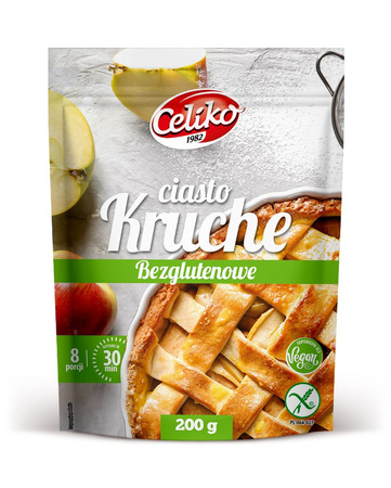 Preparato per pasta frolla senza glutine, 200 g – Celiko