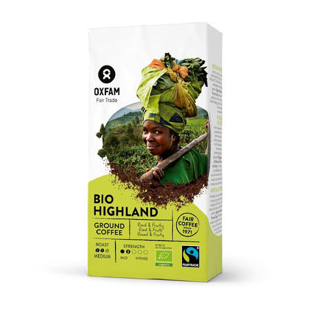 Caffè macinato Arabica/Robusta di alta montagna Biologico e del Commercio Equo 250 g – Oxfam Fair Trade