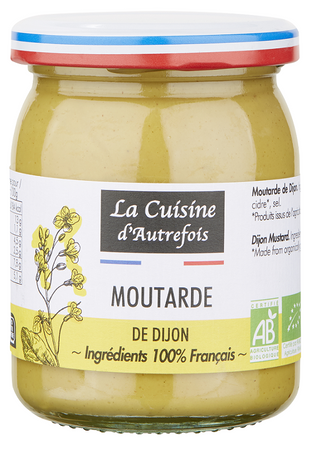 Senape di Digione bio 215 g - La Cuisine d Autrefois