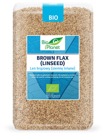 Semi di lino marroni biologici 2 kg – Bio Planet