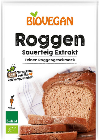 Polvere di lievito per pane di segale bio 30 g