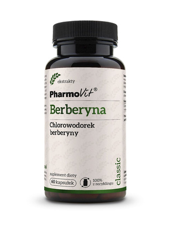 BERBERINA (388 mg) integratore alimentare senza glutine 60 CAPSULE - PHARMOVIT (CLASSIC)
