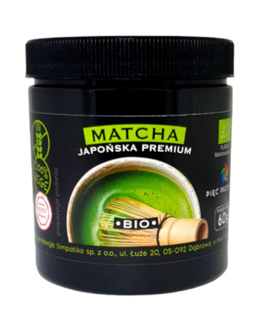 Matcha giapponese premium BIO 60 g – Pięć Przemian (Five Transformations)