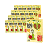 set 20 x Snack alla frutta con mela e pera senza zuccheri aggiunti 60 g