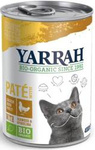 Cibo per gatti adulti, paté di pollo con spirulina e alghe bio 400 g - Yarrah