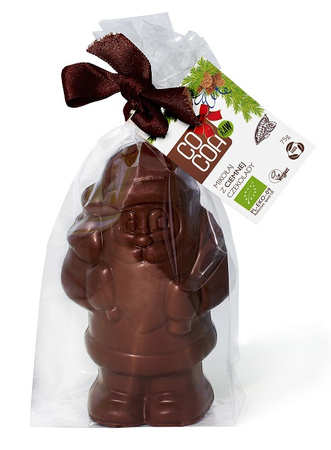 Cioccolato fondente Babbo Natale bio 75 g