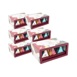 SET 6 x Collezione di tè natalizi piramidi bio (benessere - 3 gusti) (12 x 2 g) 24 g english tea shop organic