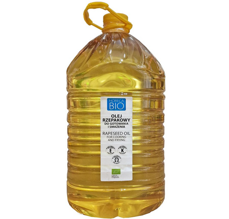 Olio di canola per cucinare e friggere bio 10 l - Horeca