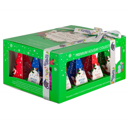 Set di piramidi per il tè di Natale (12x2) bio