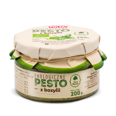 Pesto di basilico Biologico 200 g – Dary Natury