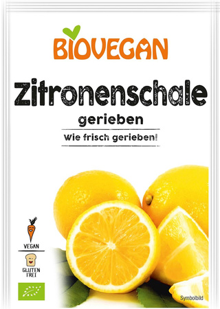 Scorza di limone essiccata in polvere senza glutine Biologico 9 g – Bio Vegan