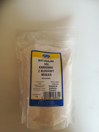 SET 10 x Sale di roccia di tronco naturale fine 1 kg