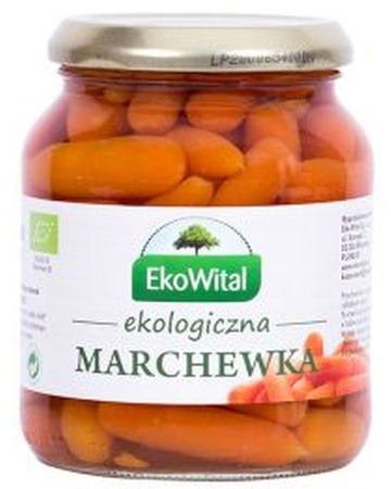 Carote in salamoia BIO 340 g / 215 g - Ekowital