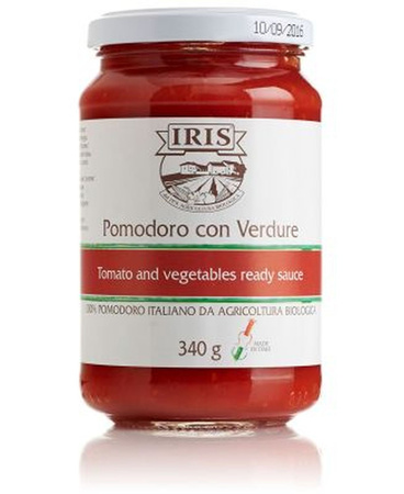 Sugo di pomodoro con verdure Biologico 340 g – Iris