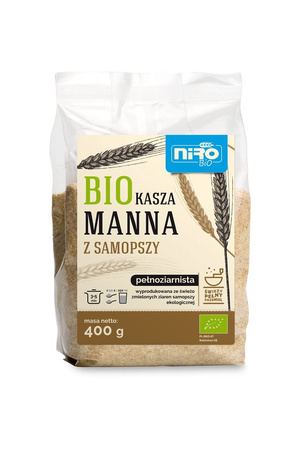 Semolino di farro monococco Biologico 400 g – Niro