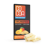 Mango proteico al cioccolato bianco con collagene senza zuccheri aggiunti 65 g - COCOA