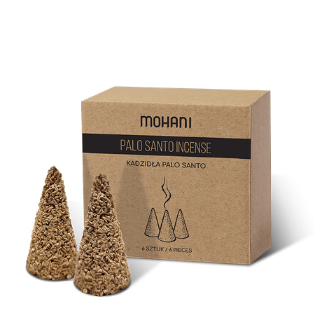 Bastoncini d'incenso a cono di Palo Santo (6 pz.) 20 g - Mohani