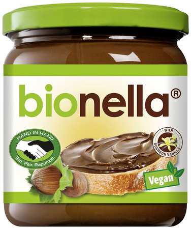 Crema di nocciole e cacao bio 400 g - Bionella