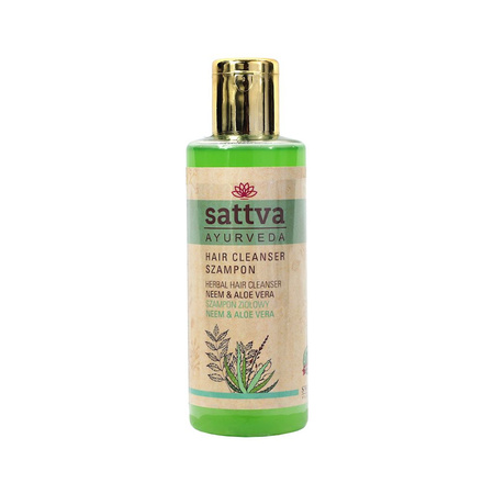 Shampoo per capelli alle erbe neem e aloe 210 ml - Sattva