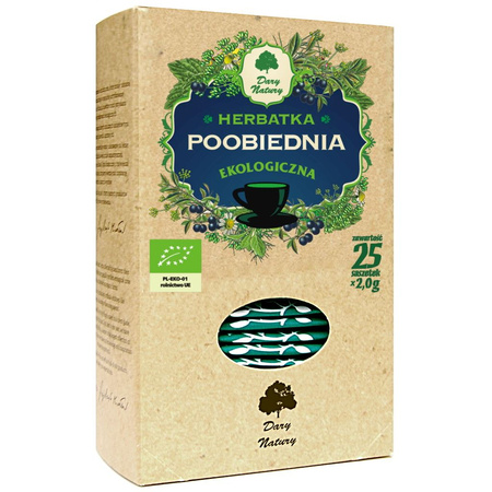 Tisana dopopasto Biologica (25 x 2 g) 50 g – Dary Natury