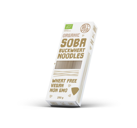Pasta Soba di grano saraceno senza glutine Biologica 250 g – Diet-Food