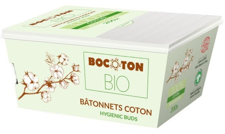 Bastoncini di cotone biologici 200 pezzi – Bocoton