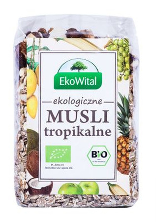 Muesli tropicale 20% BIO 300 g